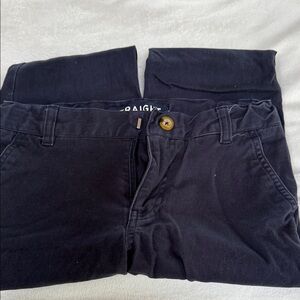 Boys Straight Fit Navy Pants